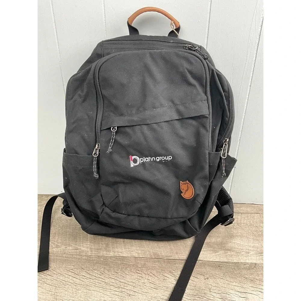 Fjallraven Raven 20L Backpack Unisex OS Black G-1000 Laptop Sleeve Padded Straps